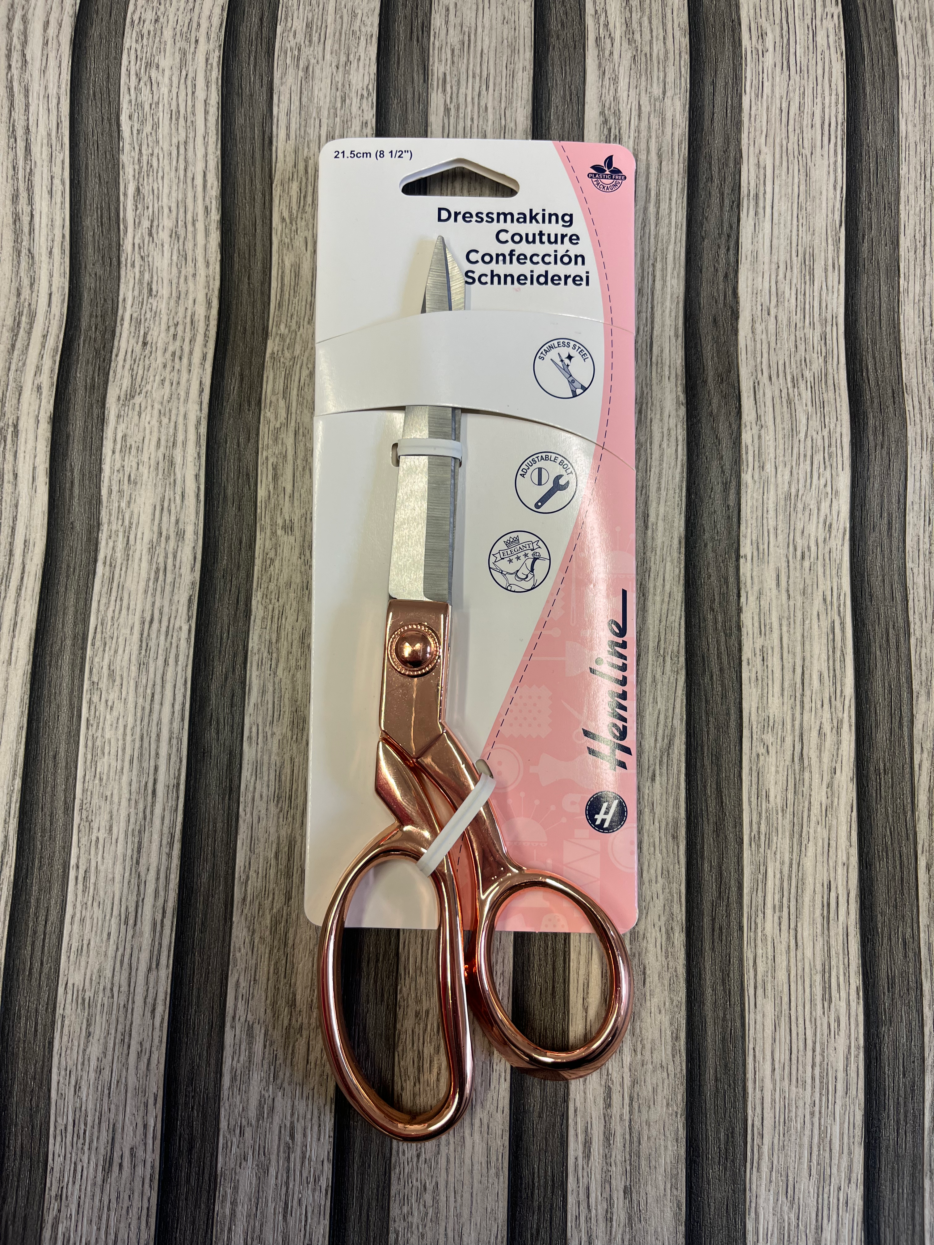 Hemline Dressmaking Scissors - Gold