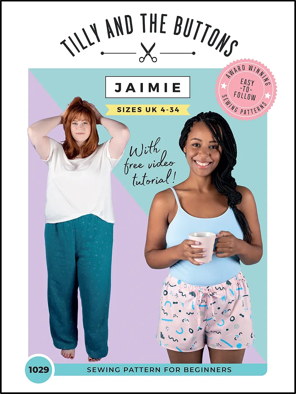 Jaimie Pyjama Bottoms & Shorts - Tilly and the Buttons