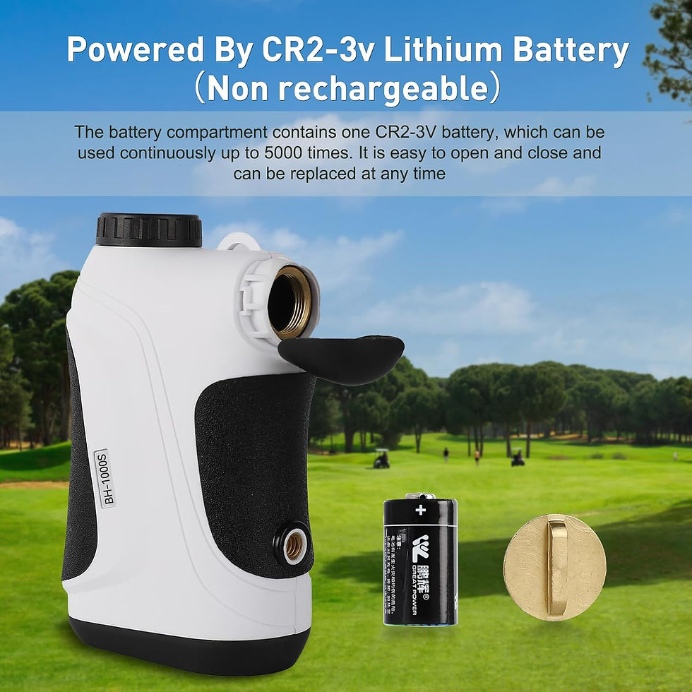 Thumbnail: Golf Rangefinder with Slope, 1200 Yard, Laser Range Finder for Hunting, 7X Magn