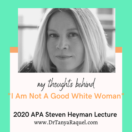 I Am Not A Good White Woman, 2020 Steven Heyman Lecture