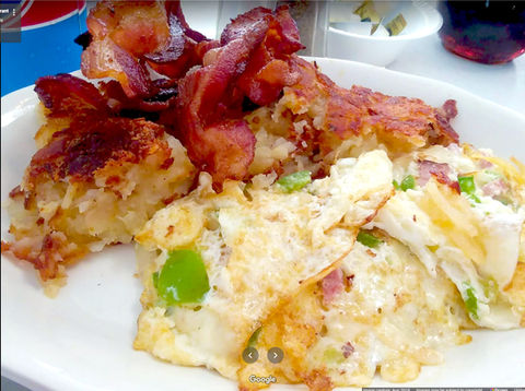 Eggwhite Omelette at Olympic Flame, Wildwood Boardwalk, New Jersey, Jersey Shore