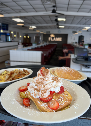 Breakfast at Olympic Flame, Wildwood Boardwalk, New Jersey, Jersey Shore French Toast