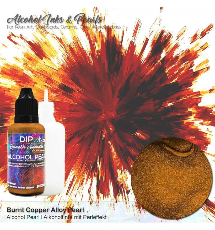 Dipon Epoksi PIGMENT INK PEARL Burnt Copper Alloy 25ml