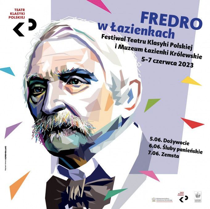 Fredro w Łazienkach plakat