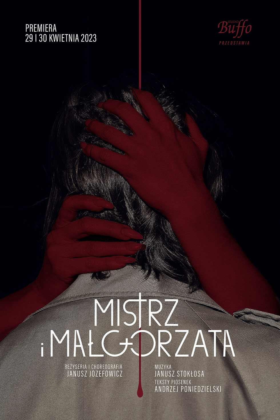 Plakat "Mistrz i Małgorzata" w Buffo