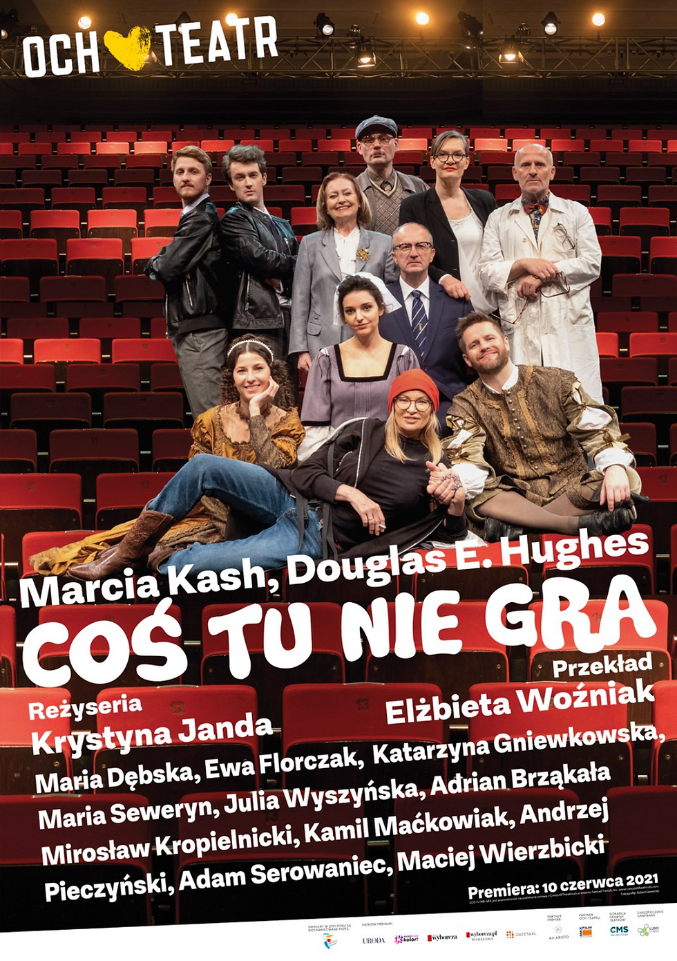 "Coś tu nie gra" - Och Teatr plakat