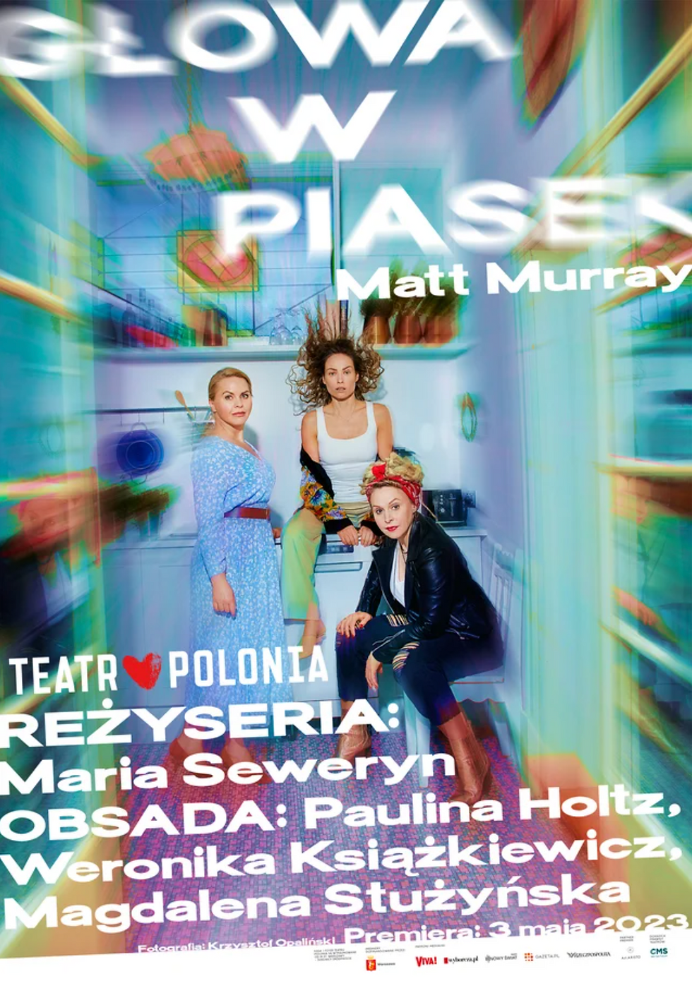 Głowa w piasek Teatr Polonia plakat