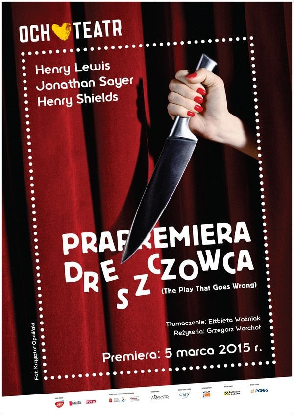 Prapremiera dreszczowca Och teatr plakat