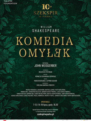 komedia omyłek szekspir w parku wilanów