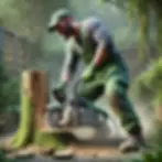 DALL·E 2024-08-14 00.39.19 - A realistic 3D rendering of a male gardener in green overalls