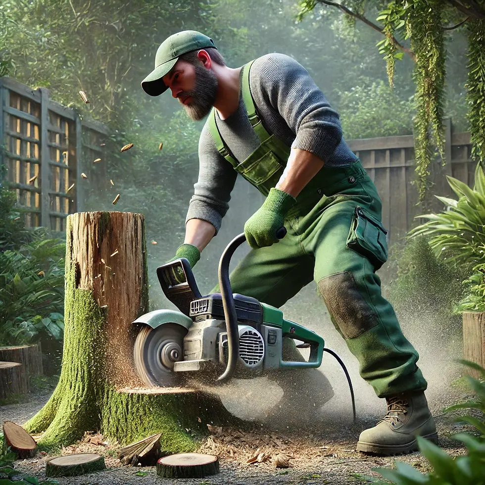 DALL·E 2024-08-14 00.39.19 - A realistic 3D rendering of a male gardener in green overalls