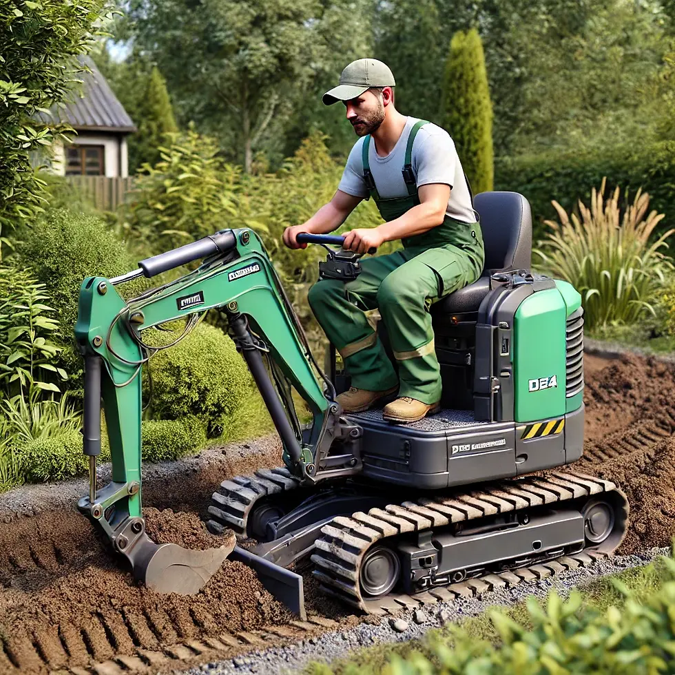 DALL·E 2024-08-14 00.40.12 - A realistic 3D rendering of a male gardener in green overalls