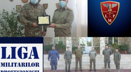 LIGA MILITARILOR PROFESIONIȘTI ÎN VIZITĂ LA BAZA 3 LOGISTICĂ MANGALIA