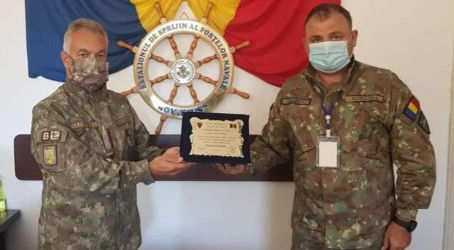 LMP ÎN VIZITĂ LA BATALIONUL DE SPRIJIN AL FORȚELOR NAVALE ”OVIDIUS”