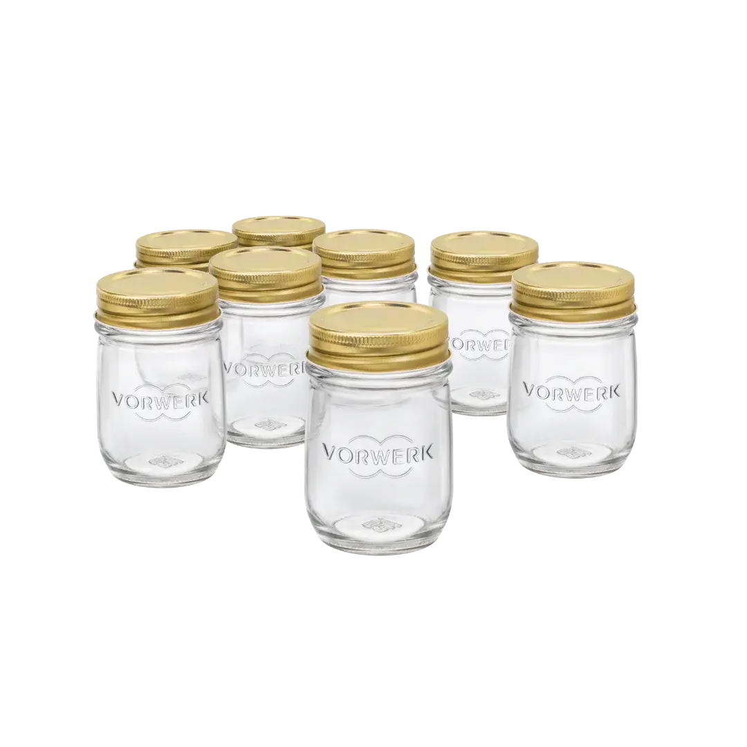 Multi Purpose Glazen Potjes Set – 8 x 12.5cl