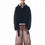 縮圖：PU Leather Sweatshirt Men Hooded Pullover Retro Street Tide Tops Striped