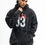 縮圖：Washed and aged shaker fleece padded hooded sweatshirt for fall and winter