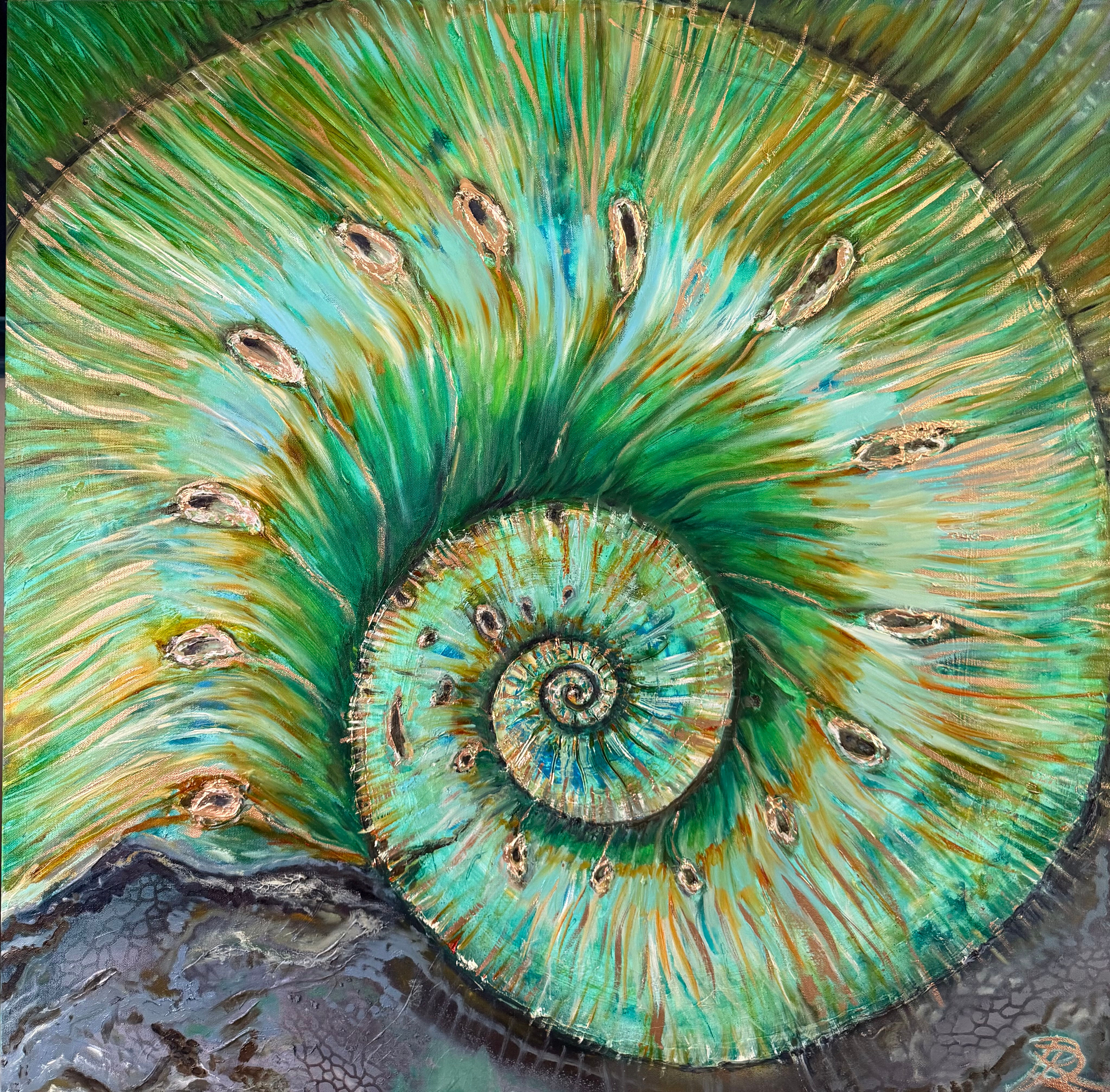 copy of “The Golden one II” Original