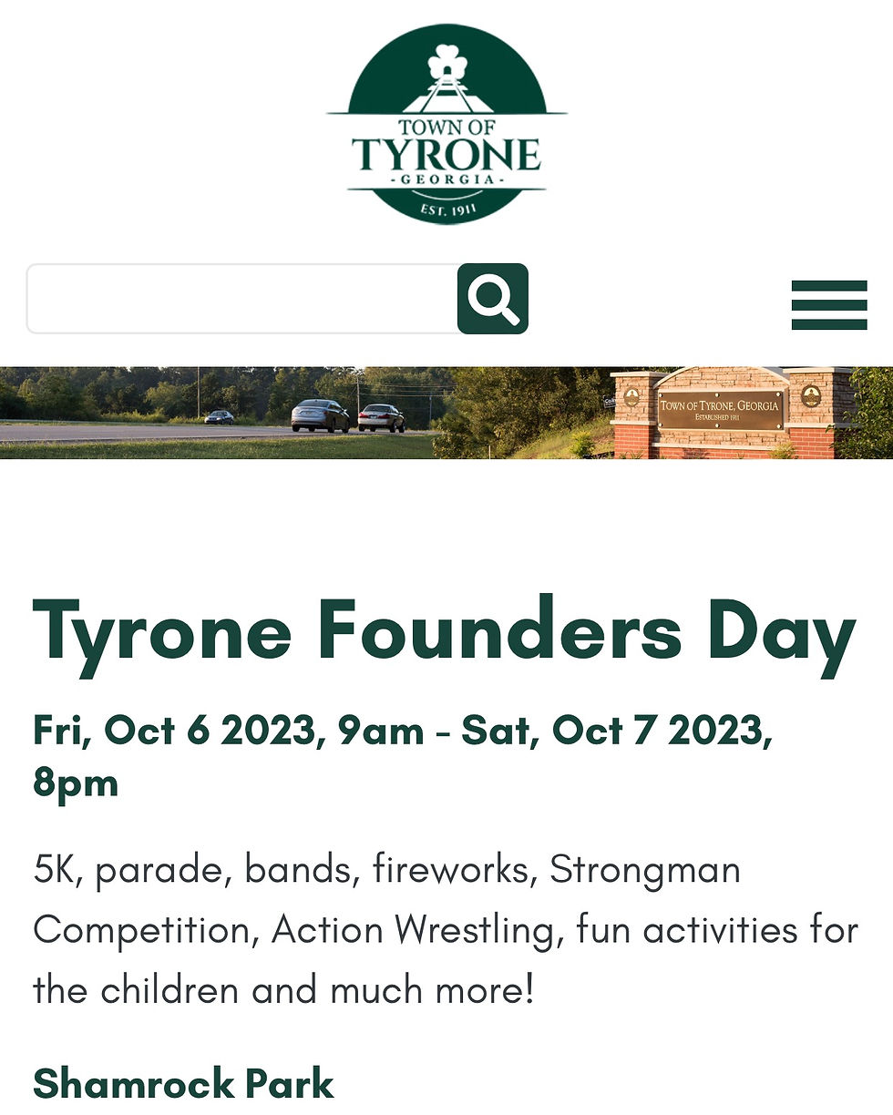 Tyrone Founder's Day