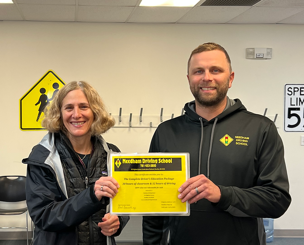 Needham Driving School Renews Commitment to Needham Steps Up (NSU) Students