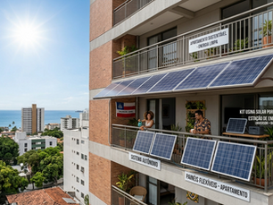 É possível ter energia solar em apartamento?