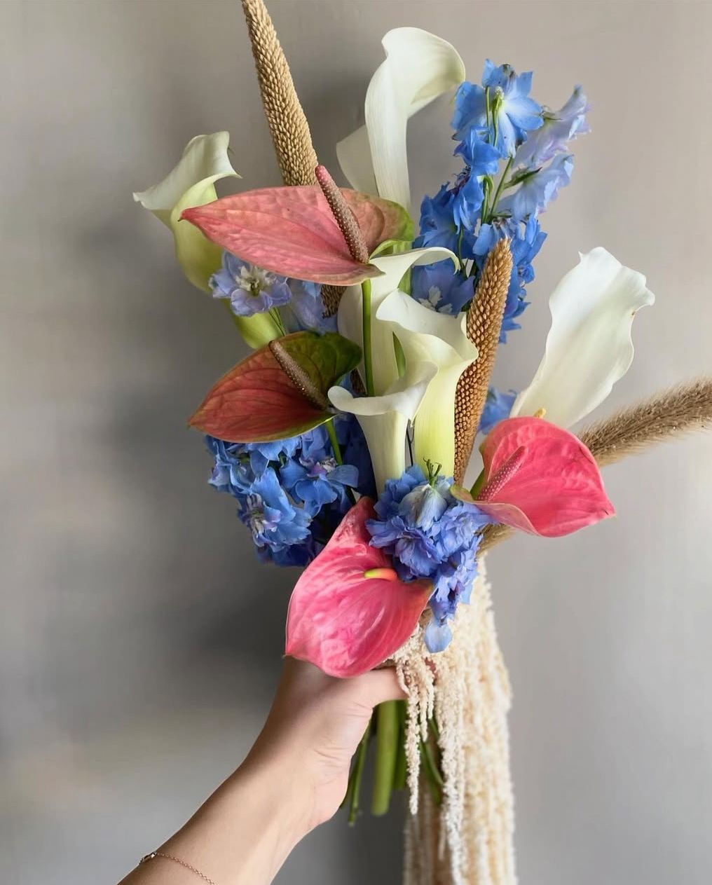 Anthoryum Gelin Buketi