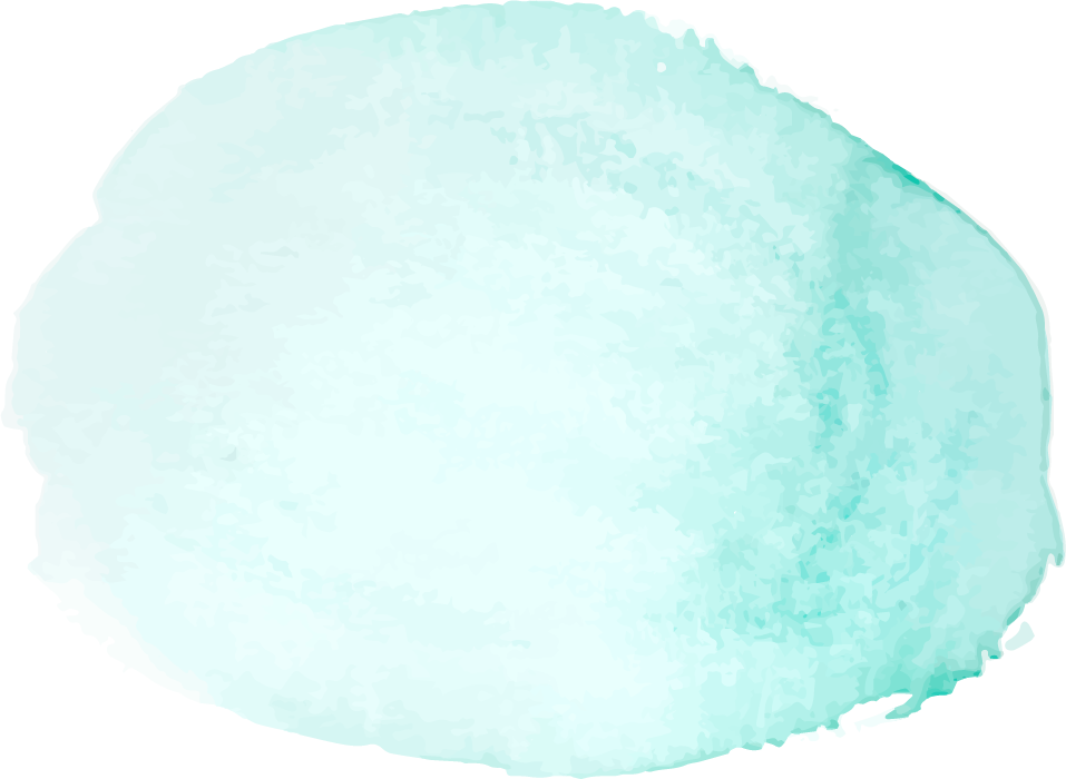 Tâches d'aquarelle bleue