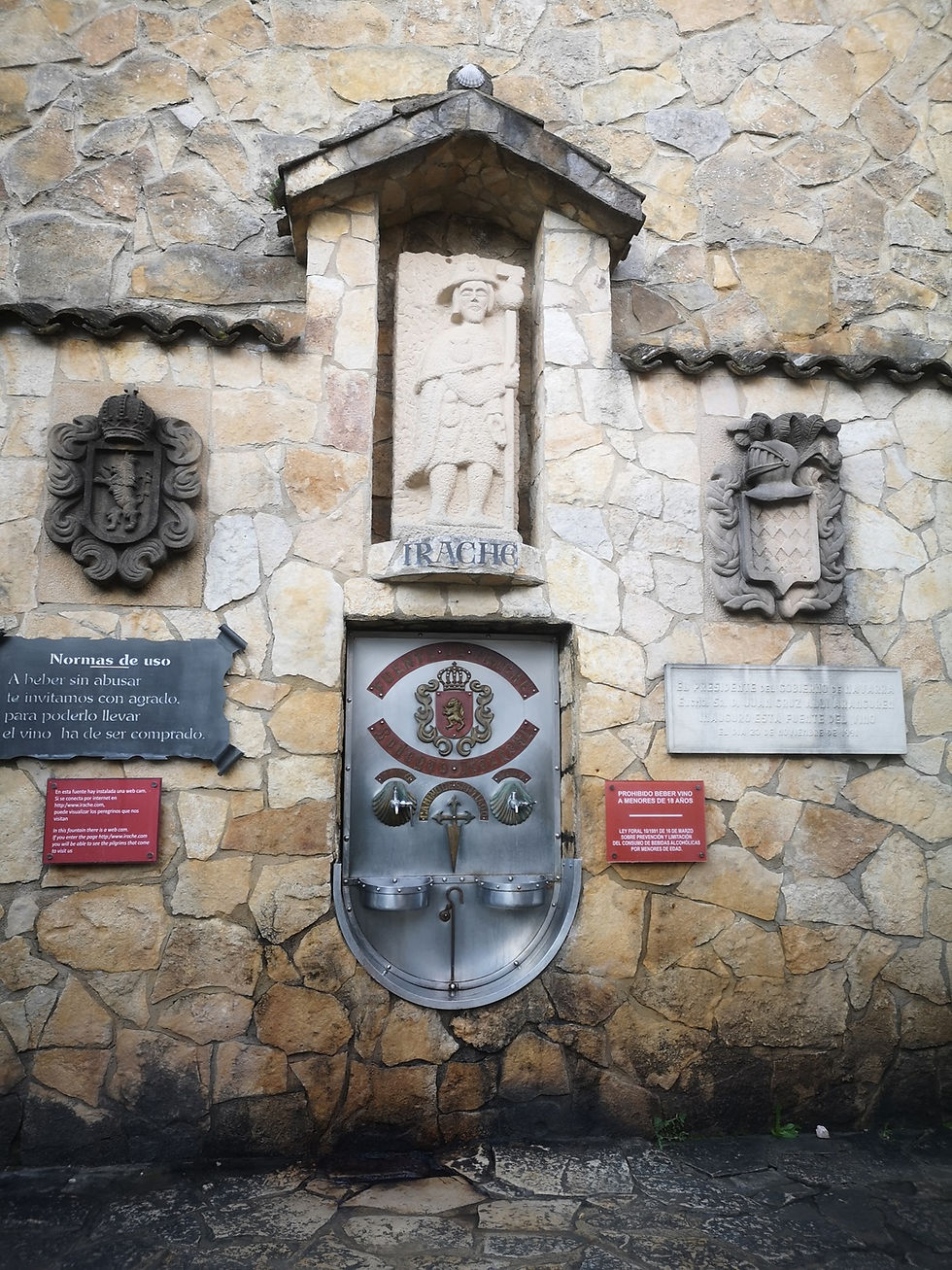 Irache wine fountain