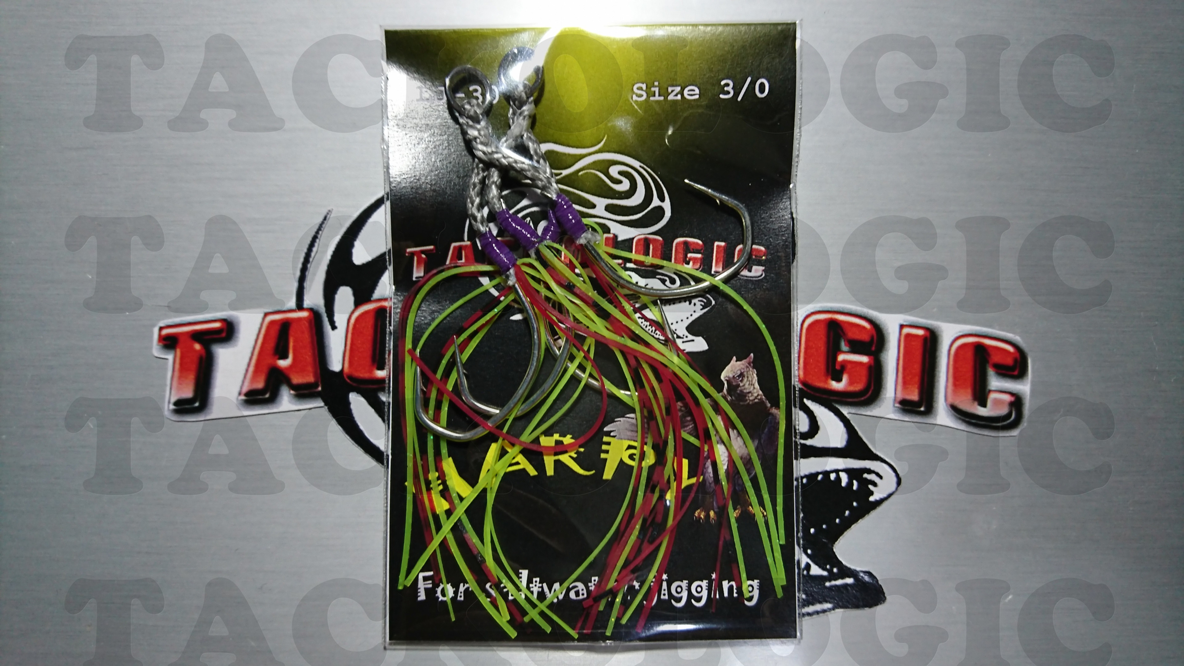Tackologic Harpy Medium Jigging Hooks (Yellow Series)