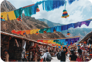 Travel through the Sacred Valley on a day tour from Cusco. Visit Chinchero, Moray, Ollantaytambo, and Pisac to see Incan ruins, salt mines, local textile productions, and a village craft market.