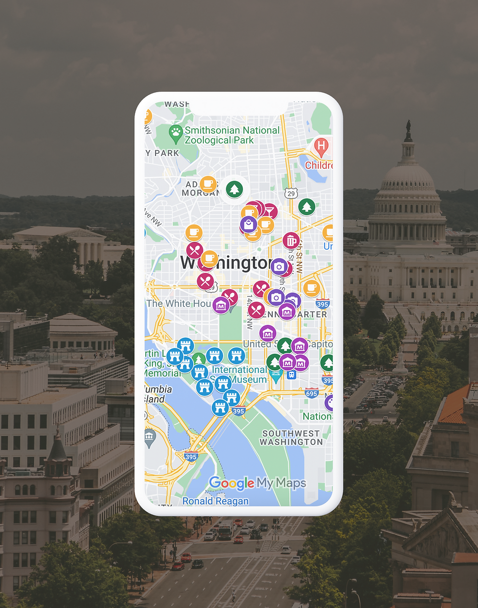 Washington DC Google Maps