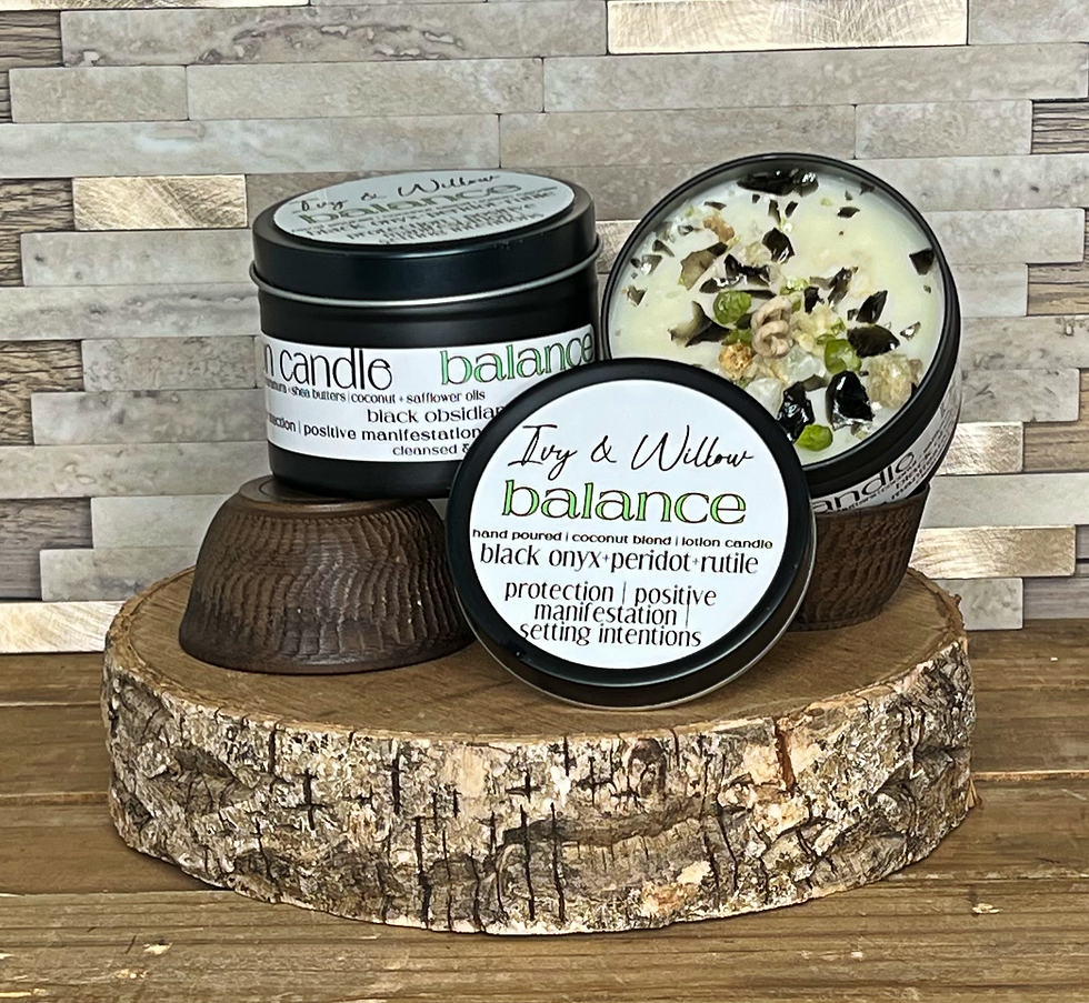 Thumbnail: stoned intention candles