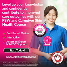 Level up your knowledge and confidently contribute to improved care outcomes with our PSW and Caregiver Skin Health Course
