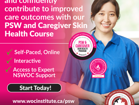 Level up your knowledge and confidently contribute to improved care outcomes with our PSW and Caregiver Skin Health Course