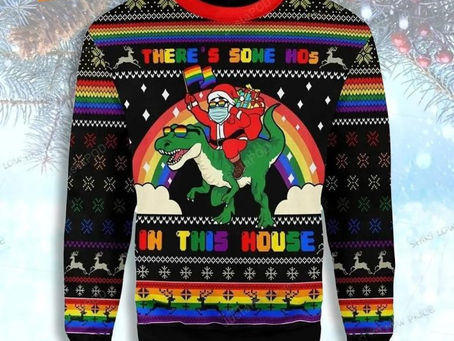 Dashing through the Snow, Dressed in a Dinosaur Christmas Sweater: Unleash Your Inner Festive Fossil