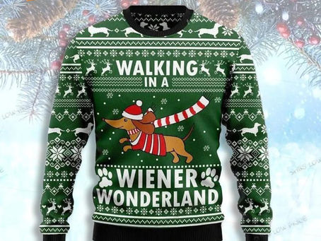 Dashing Through the Paw-some: Unleash the Holiday Spirit with an Adorable Dachshund Christmas Sweate