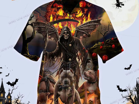 Introducing the "Pumpkin Hawaiian Shirt" by Shirt Low Price