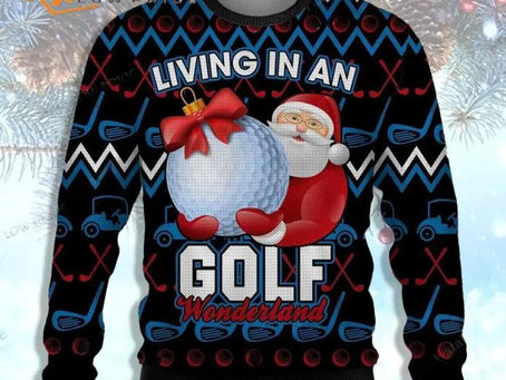 Get into the Swing of the Season with the Ultimate Golf Christmas Sweater Collection!