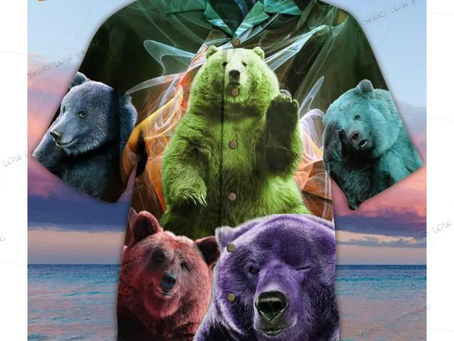 Unleash Your Wild Side: Embrace Summer Vibes with a Bear Hawaiian Shirt!