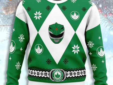 Unleash the Festive Power with the Ultimate Power Rangers Christmas Sweater!