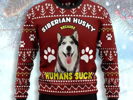 Stay Cozy and Stylish This Christmas with a Husky Christmas Sweater: A Perfect Blend of Warmth and F