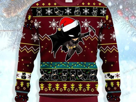 Unleash Your Inner Superhero: Rock the Best Batman Christmas Sweater this Holiday Season!