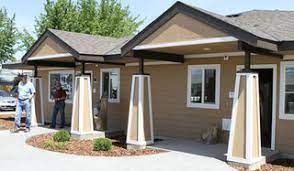 Front view of the A building