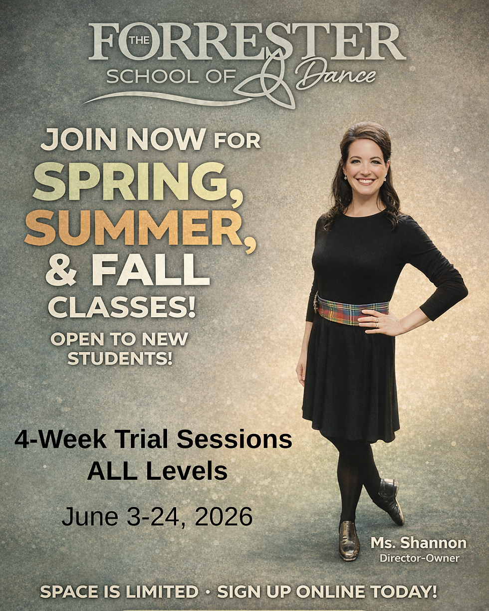 4-Week YOUTH Cape Breton Step Dance - New & Experienced Dancers