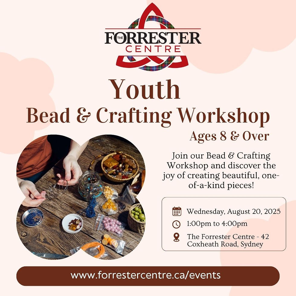 Youth Bead & Crafting Workshop