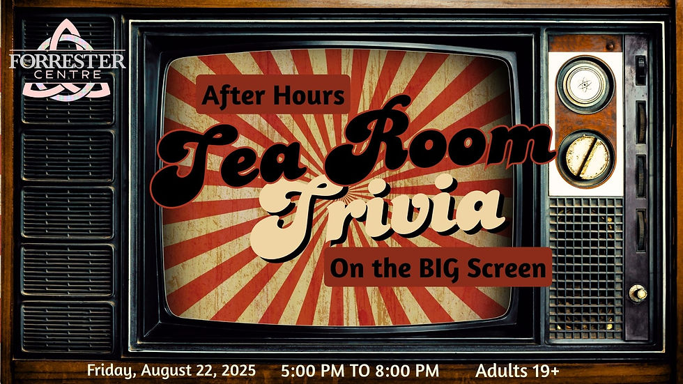After Hours Tea Room Trivia on the Big Screen