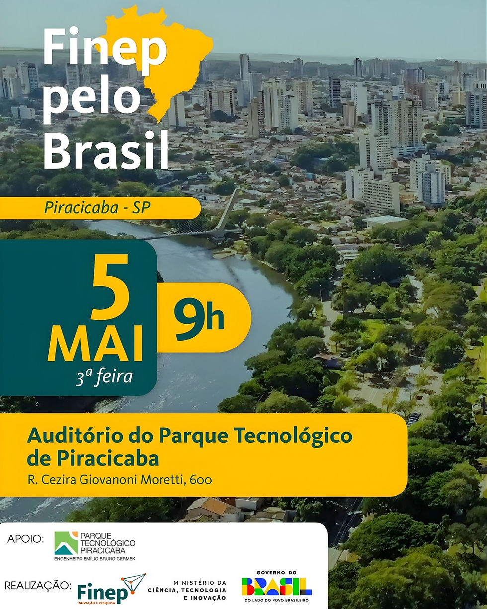 Finep pelo Brasil: Piracicaba no Centro da Inovação Nacional