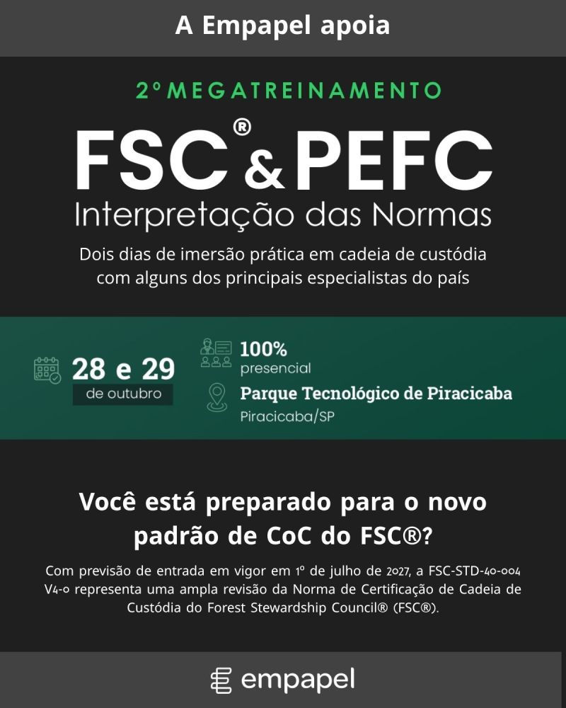 2º Megatreinamento FSC® & PEFC: Interpretação das Normas.