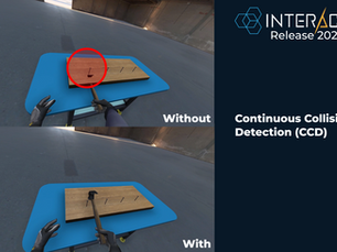 Why Continuous Collision Detection and Broadphase are game-Changers for INTERACT