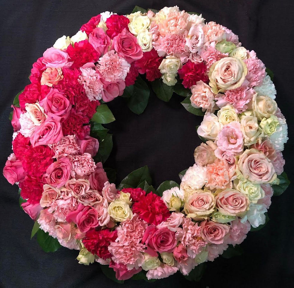 Thumbnail: Wreath Easel Spray (Heart, Round, Cross Shape)